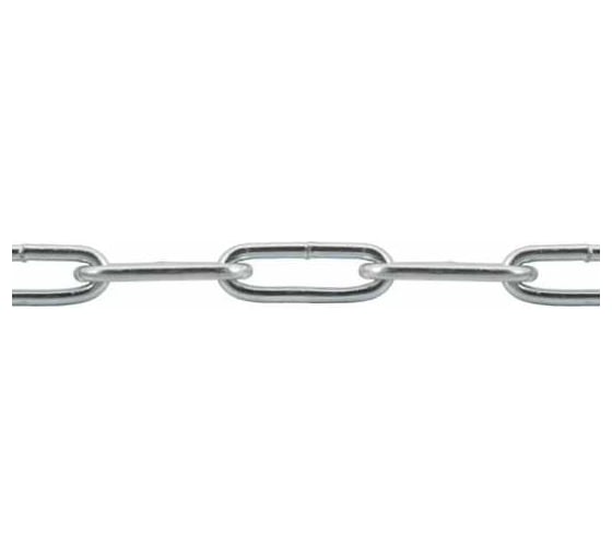 Цепь сварная STARFIX длиннозвенная, оцинк., М4, DIN 763, бухта 40 м STARFIX SMP-42316-40