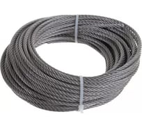 Нержавеющий трос Millennium 5мм, в бухте 100м для монтажных и такелажных работ TN005