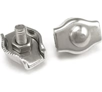 Зажим для стальных канатов ЦММ одинарный SIMPLEX 4мм, (10 шт) 0Т-00009069