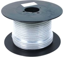 Канат стальной в ПВХ оплетке ПРОММЕТАЛЛ d6/8 DIN 3055 150 м КСПВХ6/8150