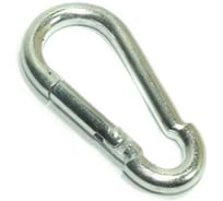 Карабин пожарный ЦММ DIN5299 С М10мм, оц, 10шт 0Т-00005889