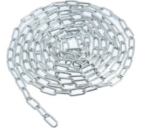 Цепь TUNDRA DIN 766, кор. звено, 3 мм, цинк, 3 м 7156627