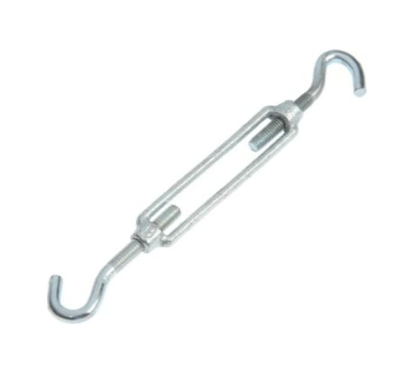 Талреп TUNDRA крюк-крюк, DIN 1480, М6, оцинкованный, 1 шт. 5432520