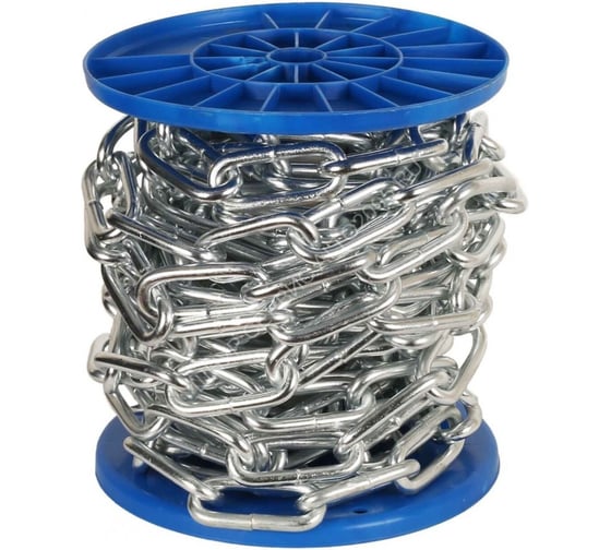 Цепь длиннозвенная Admiral Stars DIN 763 оцинкованная М2 80м ADMIRAL ЦБ-10001944 1