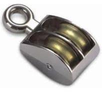 Двойной блок с металлическим шкивом Крепстор 15мм, 10 шт 4665316994519