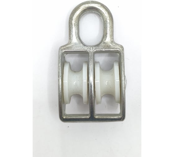 Двойной блок с пластиковым шкивом Крепстор 20мм, 5 шт 4665316994571