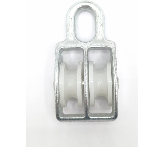 Двойной блок с пластиковым шкивом Крепстор 30мм, 2 шт 4665316994595​