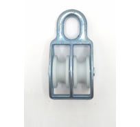 Двойной блок с пластиковым шкивом Крепстор 25мм, 5 шт 4665316994588​