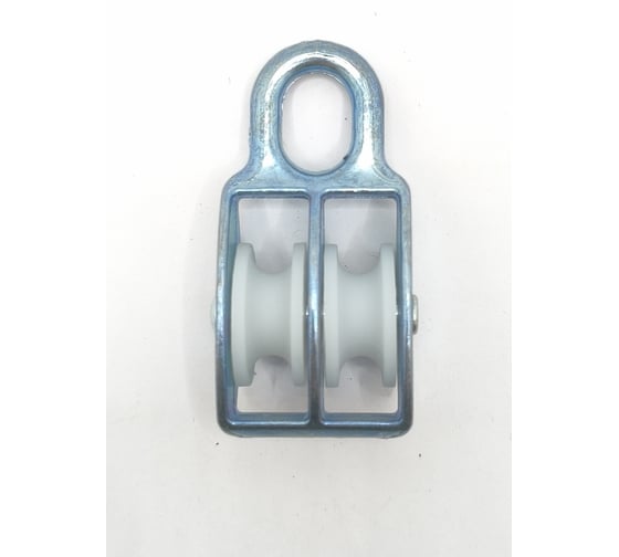 Двойной блок с пластиковым шкивом Крепстор 25мм, 5 шт 4665316994588​