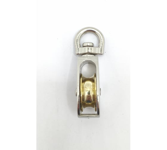 Одинарный блок с металлическим шкивом Крепстор 25 мм, 5 шт 4665316994649