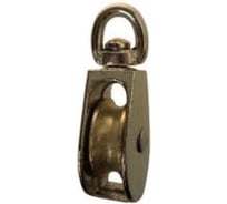 Одинарный блок с металлическим шкивом Крепстор 40 мм, 2 шт 4665316994656