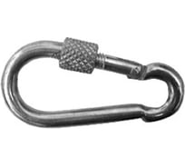 Пожарный карабин с фиксатором DIN 5299D Крепстор 4мм, 50 шт 4665316995073