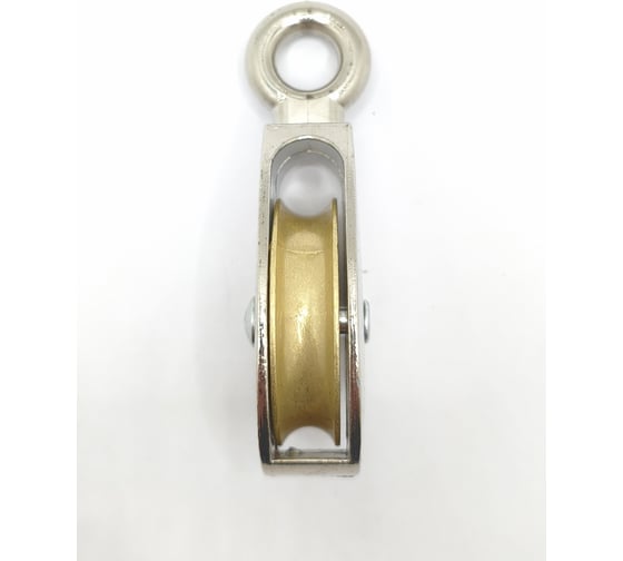 Одинарный блок с металлическим шкивом Крепстор 50 мм, 2 шт 4665316994663