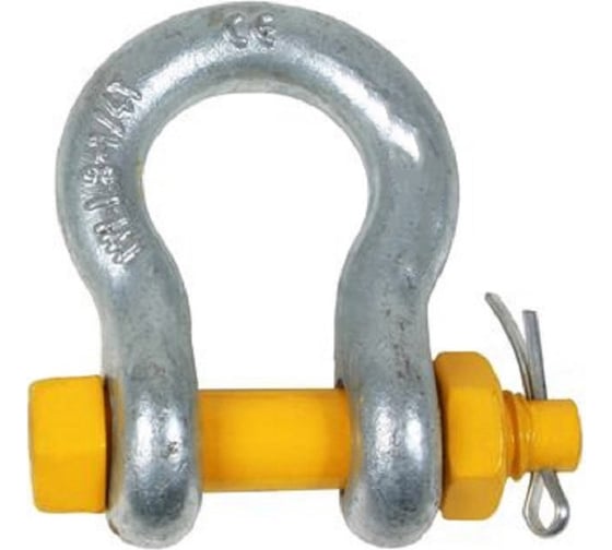 Такелажная омегообразная скоба со шплинтом HAKLIFT грузоподъемность 12 т SAK120PLBP 1