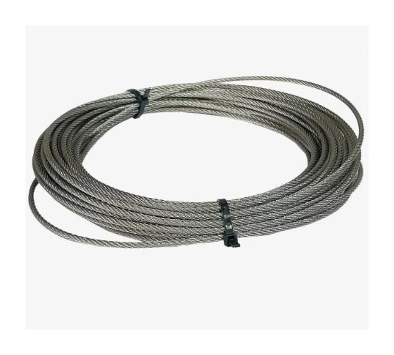 Трос стальной 23 Болта d4 ОЦ без оплетки, 40 метров B6H000400034007-40м 1