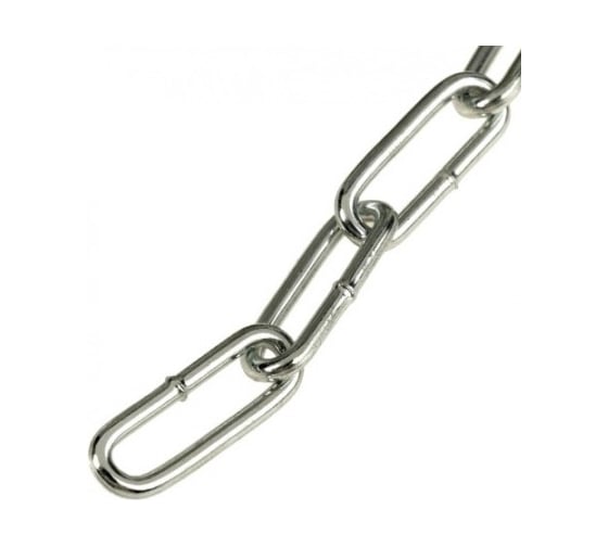 Цепь сварная длин.зв. оцинк. 2 мм., 100 метр. ЦММ 0Т-00014619 1