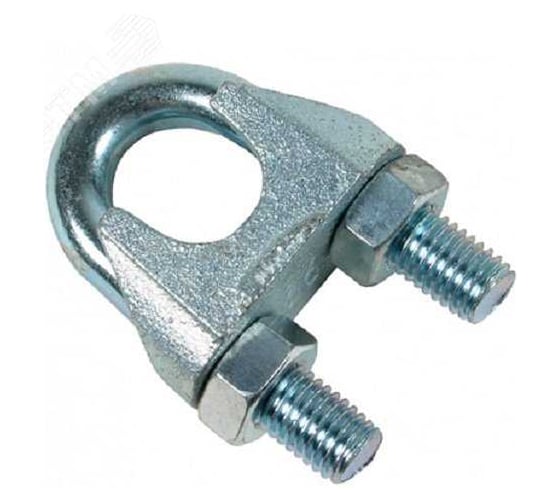 Зажим для стальных канатов DIN 741 М11 оцинкованный, 10 шт 0Т-00005866 1