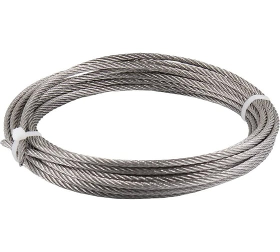 Трос из нержававеющей стали Госкреп А4 2мм (25 м) (тк=30) 14-0023021 1