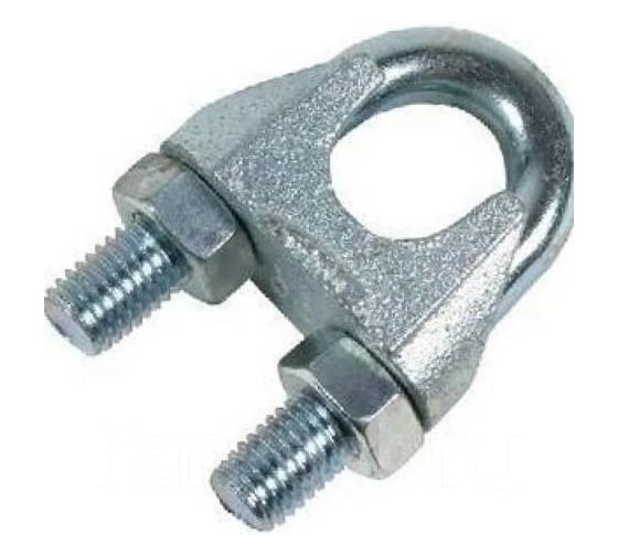 Зажим для троса Крепстор с 2-мя гайками 9074 А2 3 мм,10 шт. 4665317003821 1