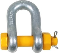 Такелажная прямая скоба со шплинтом HAKLIFT грузоподъемность 9,5 т SAK95SLBP