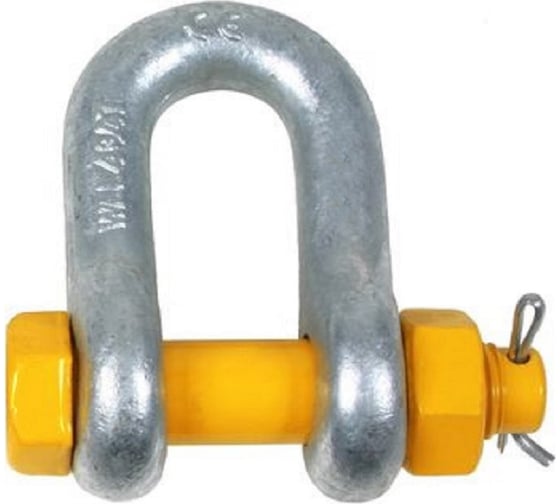 Такелажная прямая скоба со шплинтом HAKLIFT грузоподъемность 4,75 т SAK47SLBP