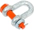 Такелажная прямая скоба со шплинтом HAKLIFT грузоподъемность 1,5 т SAK15SLBP 1