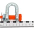 Такелажная прямая скоба со шплинтом HAKLIFT грузоподъемность 1,5 т SAK15SLBP 4
