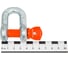 Такелажная прямая скоба HAKLIFT грузоподъемность 1,5 т SAK15SBP 4