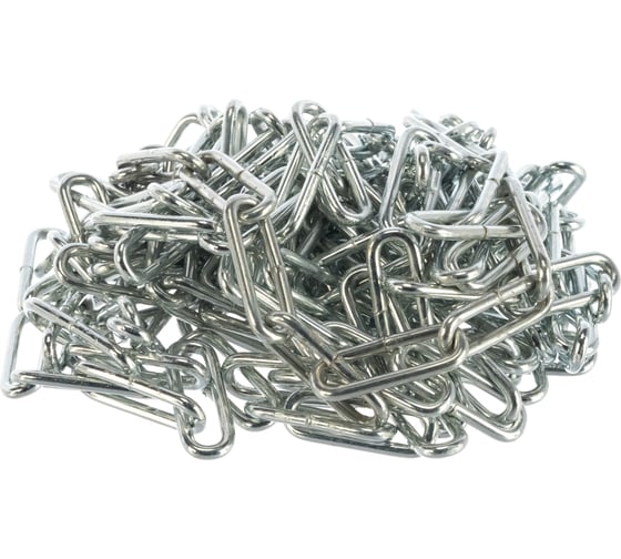 Цепь сварная Крепежная техника КИШ длиннозвенная, оцинк. 6 мм 5 КТ7291 БК 1