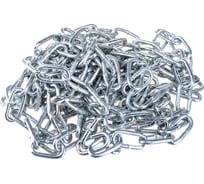Цепь сварная Крепежная техника КИШ короткозвенная, оцинк. 4 мм 5 КТ7283 БК