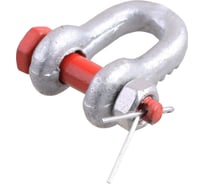 Скоба такелажная Стройбат D с болтом и контргайкой М12 (белый цинк 5 шт) 577210