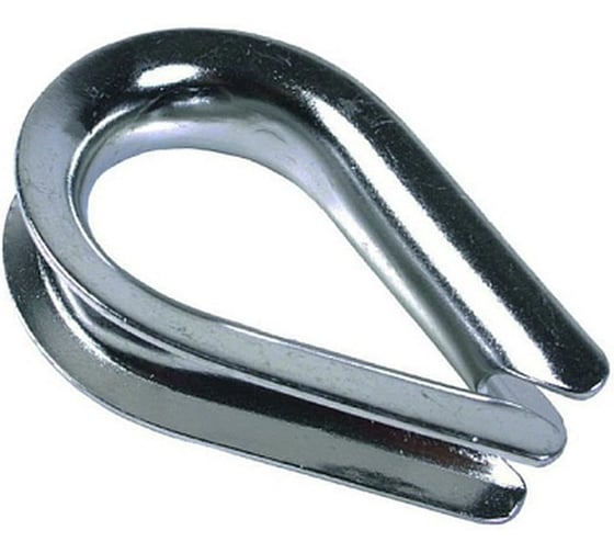 Коуш для стальных канатов КРЕП-КОМП цинк DIN 6899 м18 Средняя фасовка (5шт) кск18ф 1