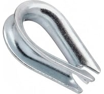 Коуш для крепления троса DIN 6899A, 6 мм, 15 шт., оцинкованный ARNO INDUSTRIES AF7000600033007