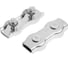 Соединитель ARNO INDUSTRIES 2 мм 20 шт троса двойной Duplex для соединения и натяжения стального троса оцинкованный DIN 741. AF1900200033098 1