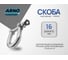 Скоба ARNO INDUSTRIES такелажная М16 5 шт прямая для крепления и соединения тросов и цепей нержавеющая сталь А2-70 A4BD01600092007 2