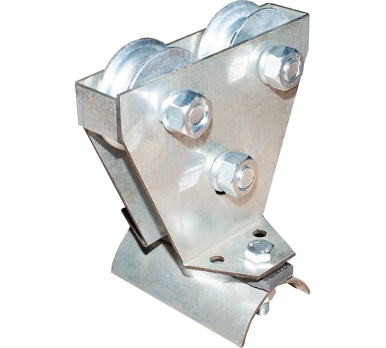 Тележка под трос КРАНЭЛЕКТРО ТТК-3-8 (трос до 8 мм, 3 ролика с подшипником) 00-00002253 1