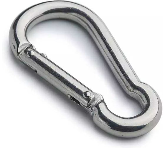 Карабин пожарный Крепстор 3 мм DIN 9075 (А2), 5 шт. 4665317004132 1