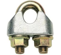 Зажим винтовой КРЕП-КОМП усиленный цинк DIN 1142, м16 (60шт) зву16