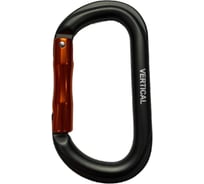 Карабин Vertical GRAY овал с прямой защёлкой (Keylock) ver 0261-1