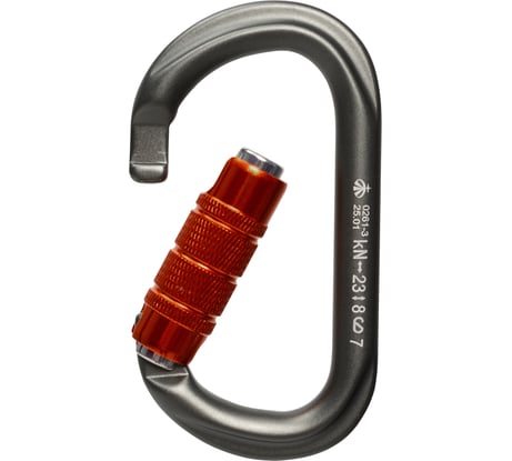 Карабин Vertical GRAY овал трехтактный (Keylock) ver 0261-3