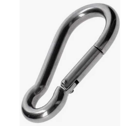 Пожарный карабин, нержавейка, DIN 5299 A2, М6, малая фасовка (5 шт.) КРЕП-КОМП кпон6мф