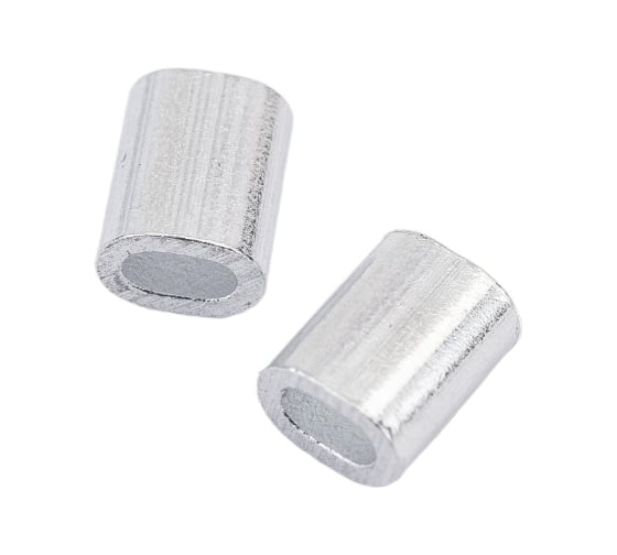 Зажим троса ЦКИ Глобал обжимной, 12 мм, АЛ., 5 шт. 32218