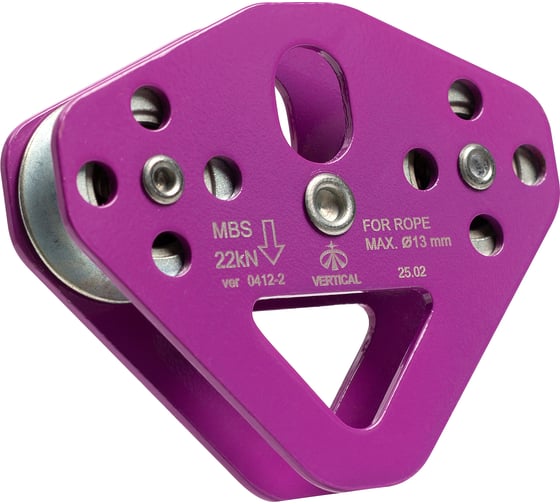 Блок-ролик Vertical Тандем стальной с подшипником, стальные ролики с повышенной твердостью, черный ver 0412-2.black 1