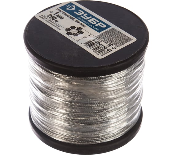 Трос стальной DIN 3055 Зубр 4-304110-01