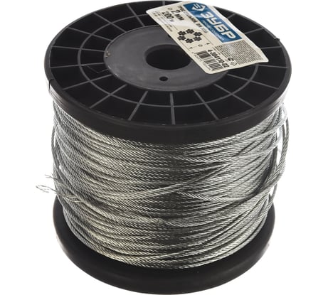 Трос стальной DIN 3055 Зубр 4-304110-02