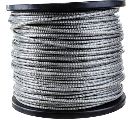 Трос стальной DIN 3055 (4 мм; 200 м) Зубр 4-304120-03-04