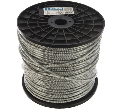 Трос стальной DIN 3055 Зубр 4-304120-04-05