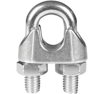 Зажим ARNO INDUSTRIES 8 мм 45 шт. для стальных канатов для фиксации и соединения троса DIN 741. сталь оцинкованное покрытие AF1100800034098