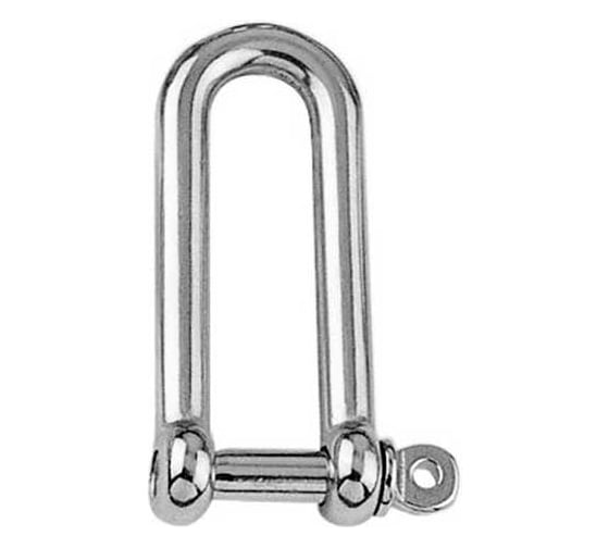 Скоба ARNO INDUSTRIES такелажная удлиненная 4 шт для подъема и крепления грузов нержавеющая сталь А4 A4BD00500090398