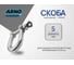 Скоба ARNO INDUSTRIES такелажная удлиненная 4 шт для подъема и крепления грузов нержавеющая сталь А4 A4BD00500090398 2
